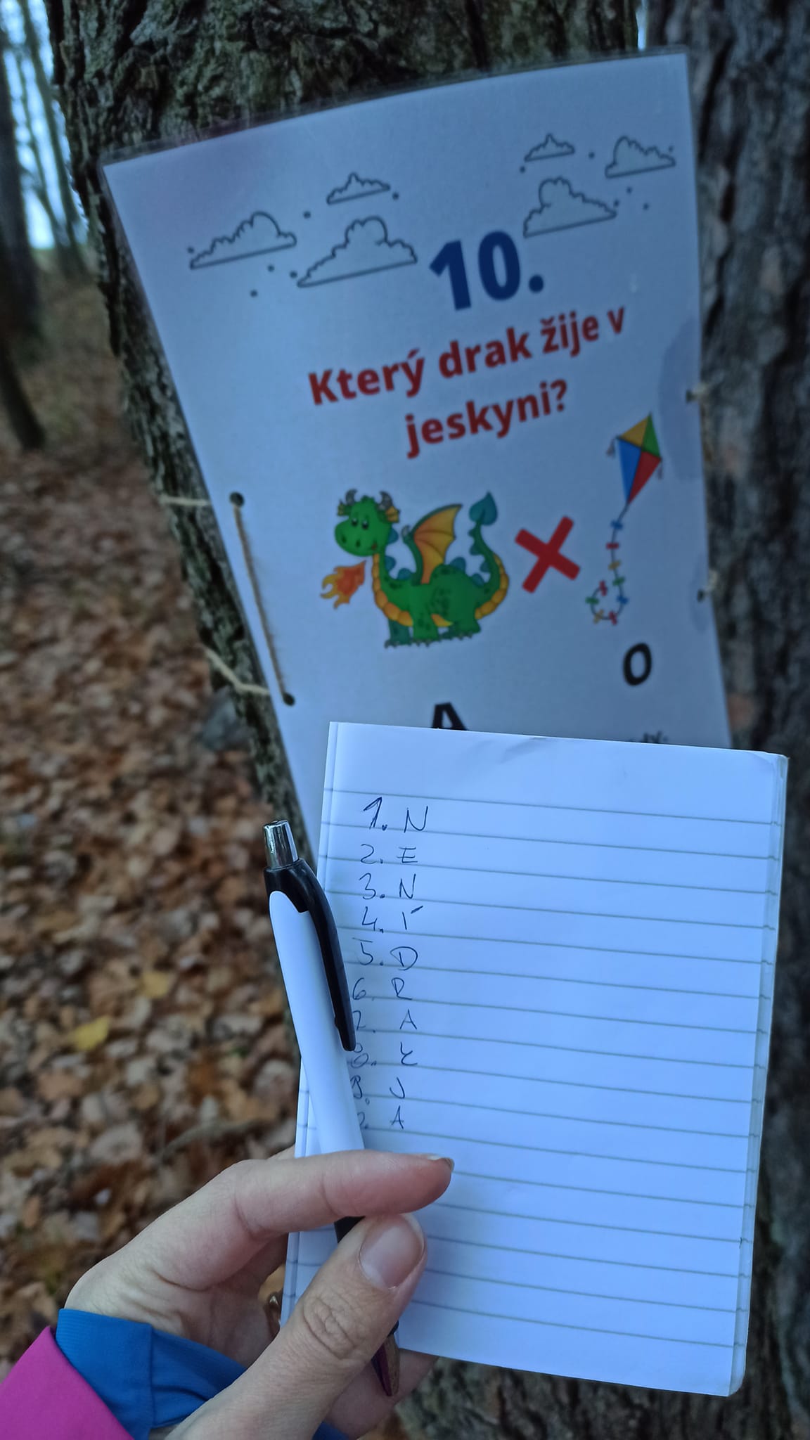 Podzimní bojovka pro děti i stezka s tématem drakiáda